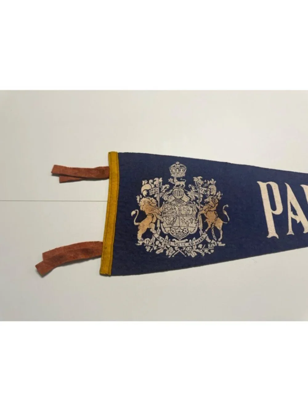 Vintage Parrsboro, N.S. Canada pennant